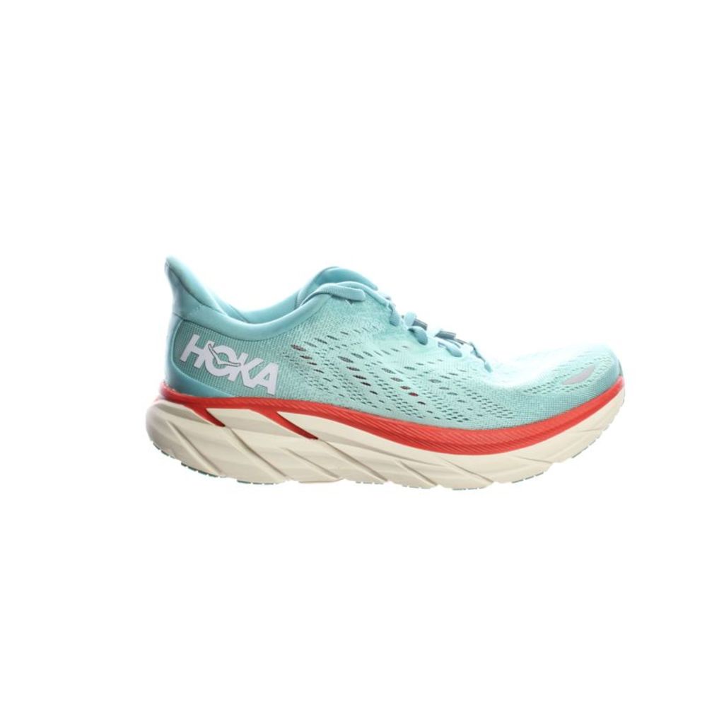 Hoka One One Womens Clifton 8 Blue Running Shoes Size 8 Medium (B, M) (2244844) - Picture 1 of 4